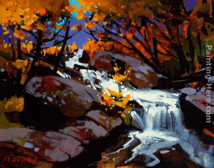 Tumble Creek painting - Michael O'Toole Tumble Creek art painting